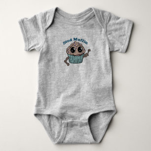 Stud muffin baby bodysuit