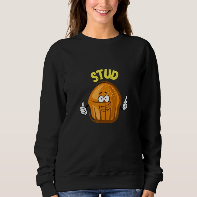 Stud Muffin  Christmas Sweatshirt (Front)