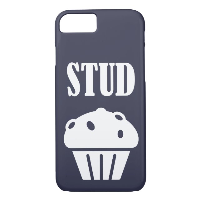 STUD Muffin Manly Tough Guy Funny Gift Good Lookin Case-Mate iPhone Case (Back)