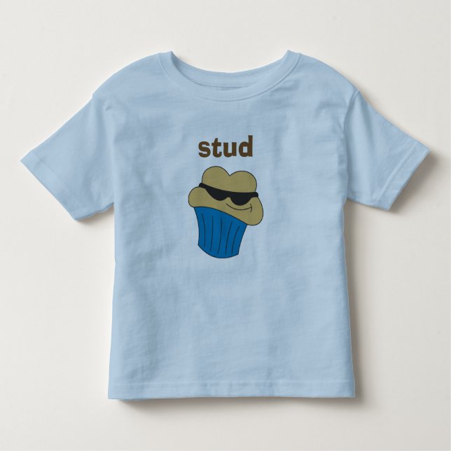 Stud Muffin Personalised Toddler T-Shirt (Front)