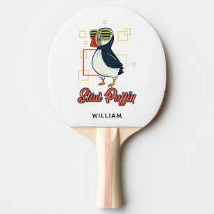 Stud Puffin Sea Bird Cute Gag Personalized Ping Pong Paddle