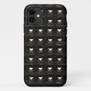 Studded Black Leather Case-Mate iPhone Case