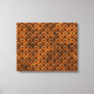 Studded Leather 1 Wrapped Canvas