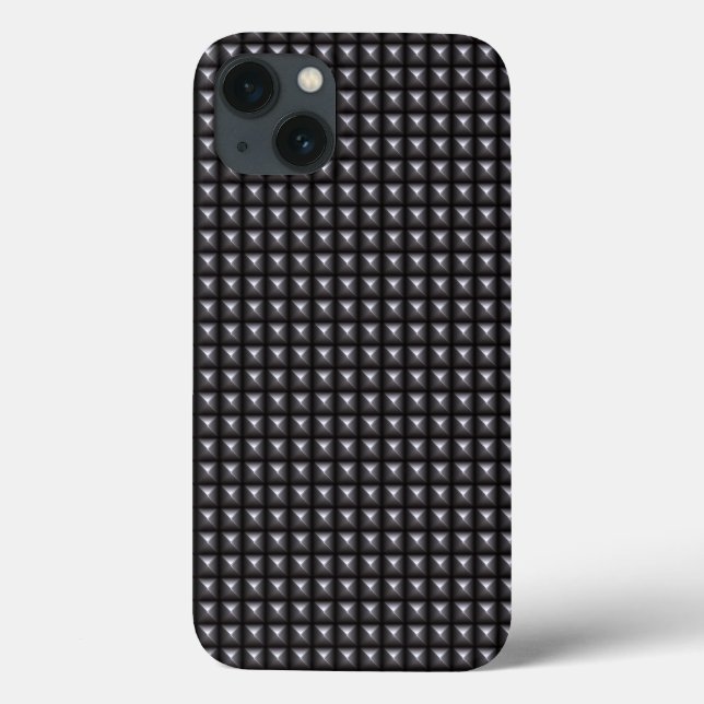 Studded Steel Texture Case-Mate iPhone Case (Back)