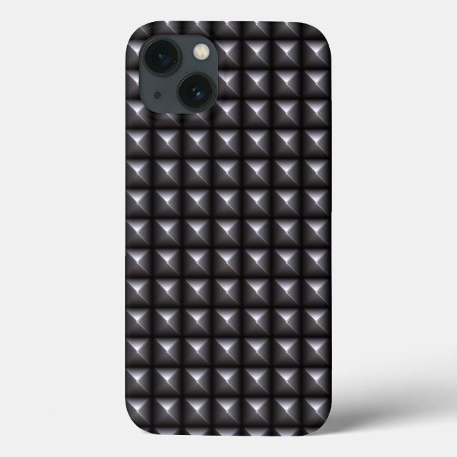 Studded Steel Texture Case-Mate iPhone Case (Back)