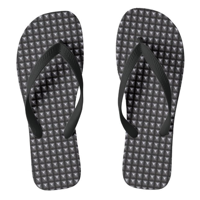 Studded Steel Texture Jandals (Footbed)