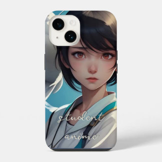 Student Anime Monogrammed Case- Mate iPhone Case