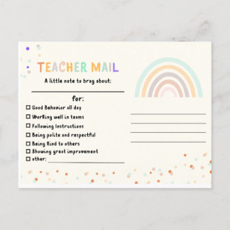 Student Appreciation Postcard