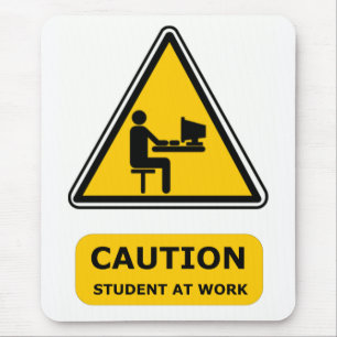 Student at work mousemat