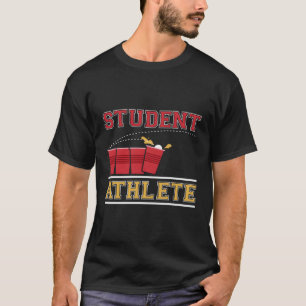 Student Athlete Beer Pong Graphic T-Shirt