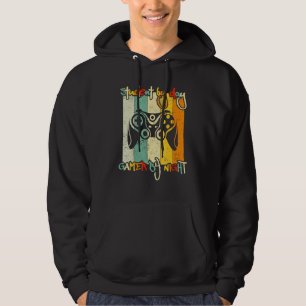 Student By Day Gamer By Night Meme For Gamers Retr Hoodie