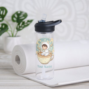 Student Cat Water Bottle Personalized Back School