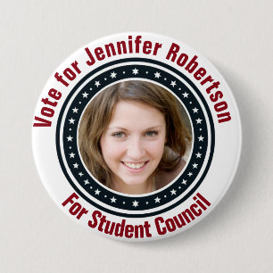 Student Council 7.5 Cm Round Badge