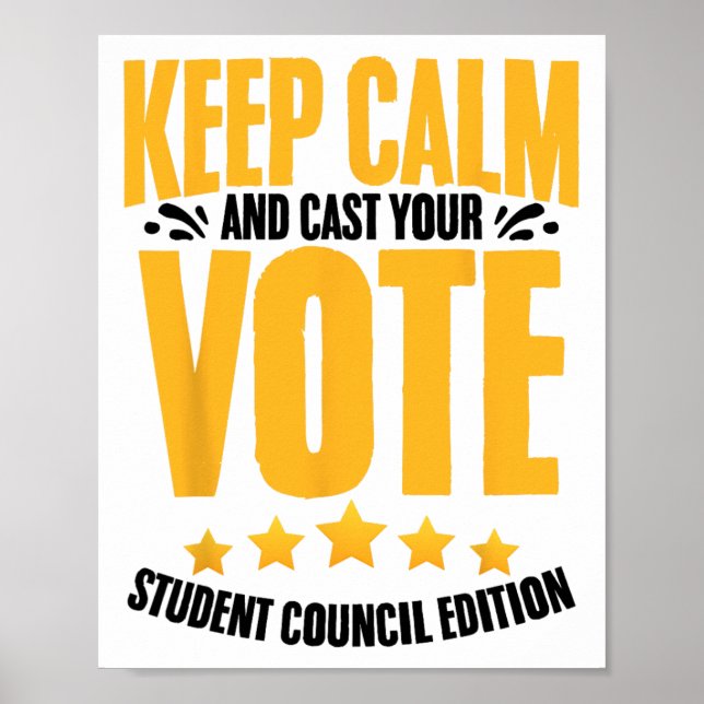 Student Council School Student Organisation Cl Pre Poster (Front)