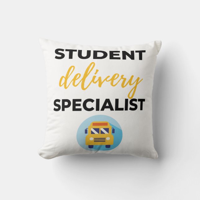 Student Delivery Specialist bl Cushion (Front)