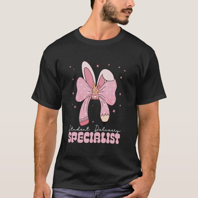 Student Delivery Specialist School Bus Driver Back T-Shirt (Front)