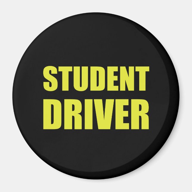 Student Driver Caution Magnet (Front)