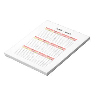 Student Grade Tracker Notepad