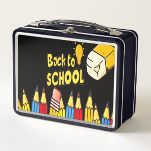Student Lunchbox Featuring Classroom Elements