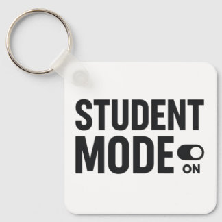 Student Mode On – Funny Study Motivation Key Ring
