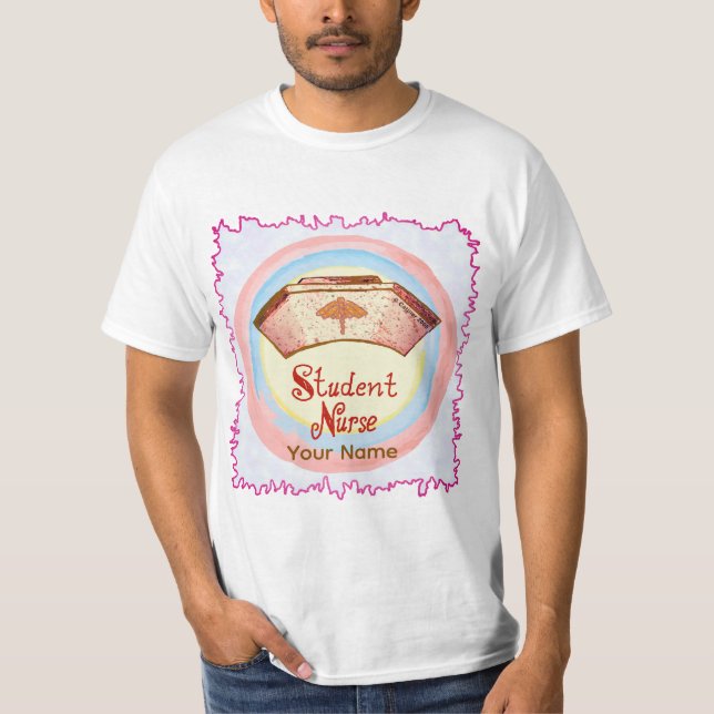 Student Nurse Cap  T-Shirt (Front)