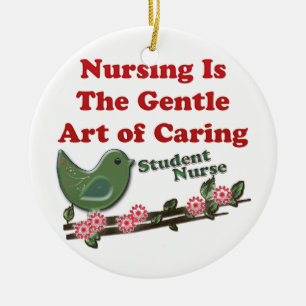 Student Nurse Ceramic Tree Decoration