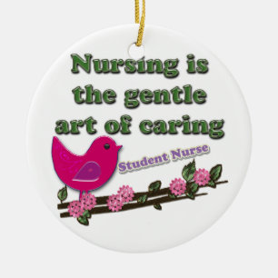 Student Nurse Ceramic Tree Decoration