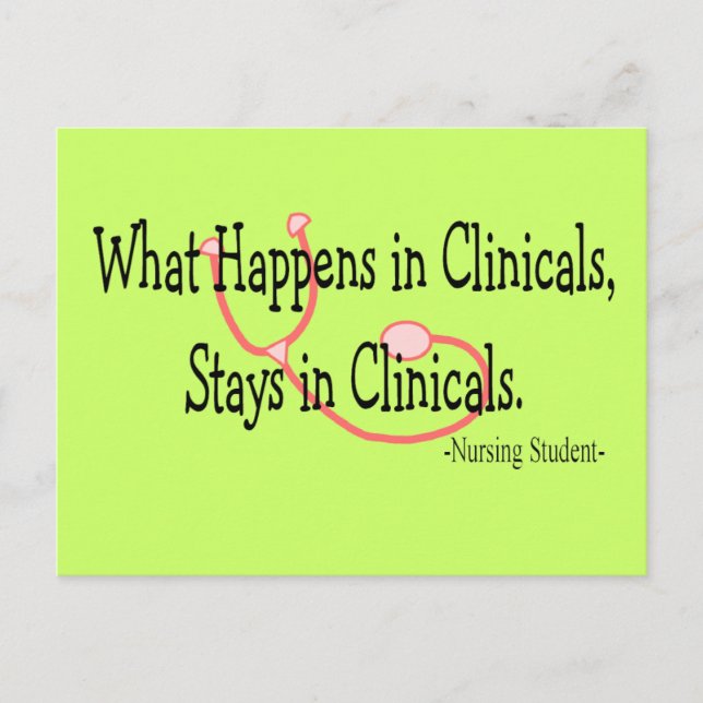 Student Nurse gifts Postcard (Front)