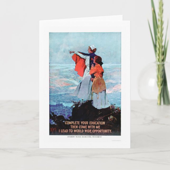 Student Nurse Recruiting (US00312) Card (Front)