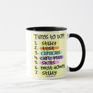 Student Nurse to Do List Mug
