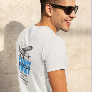 Student Pilot First Solo Aeroplane & Clouds Custom T-Shirt