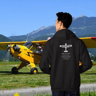 Student Pilot First Solo Aeroplane Funny Custom Hoodie