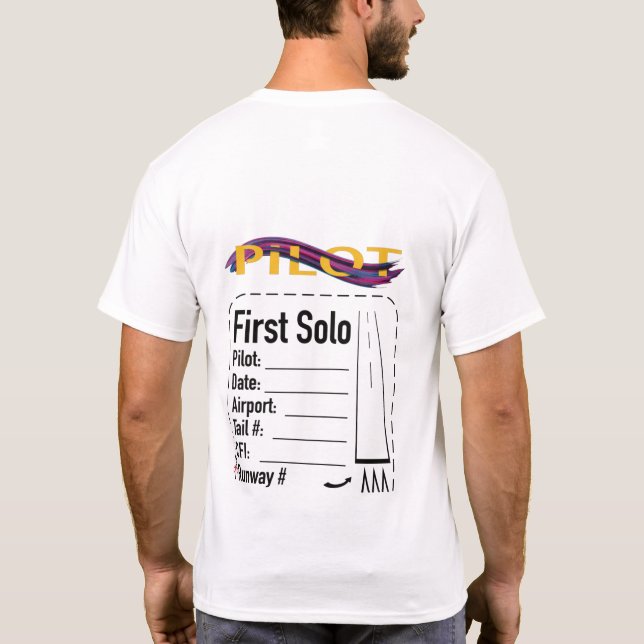 Student Pilot Solo Shirt (Back)