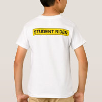 "Student Rider" Warning Sign Funny Equestrian
