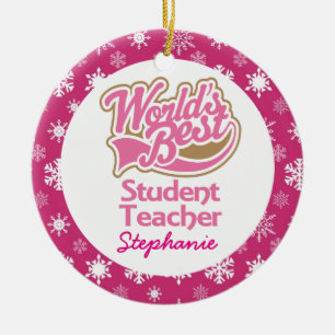 Student Teacher Personalised gift Ornament