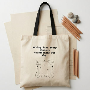 Student Understands Why Conceptual Math Guide Tote Bag