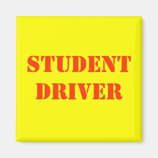 STUDENTDRIVER MAGNET (Front)