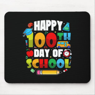 Students 100 Days Of School Teachers 2023 Boys And Mouse Pad
