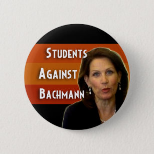 Students Against Bachmann campaign button