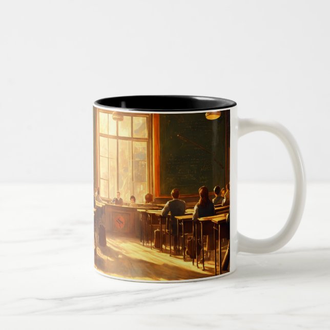 students classroom sitting MUG  (Right)