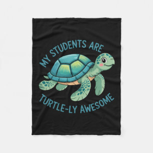 Students Cute Teacher Fleece Blanket