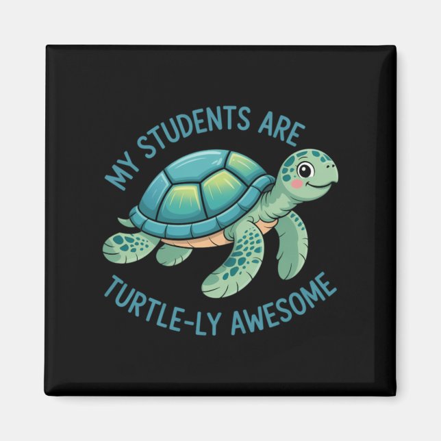 Students Cute Teacher Magnet (Front)