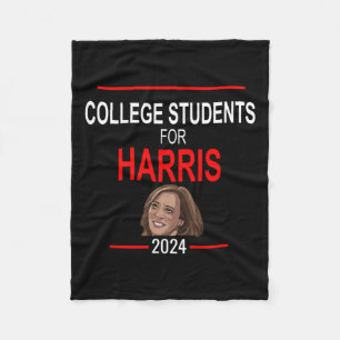 Students Kamala Harris President Kamala Election Fleece Blanket
