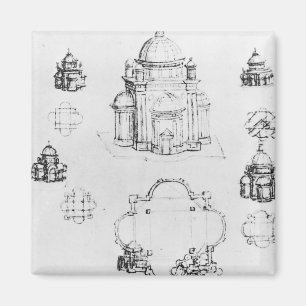Studies for a building of a centralised plan magnet