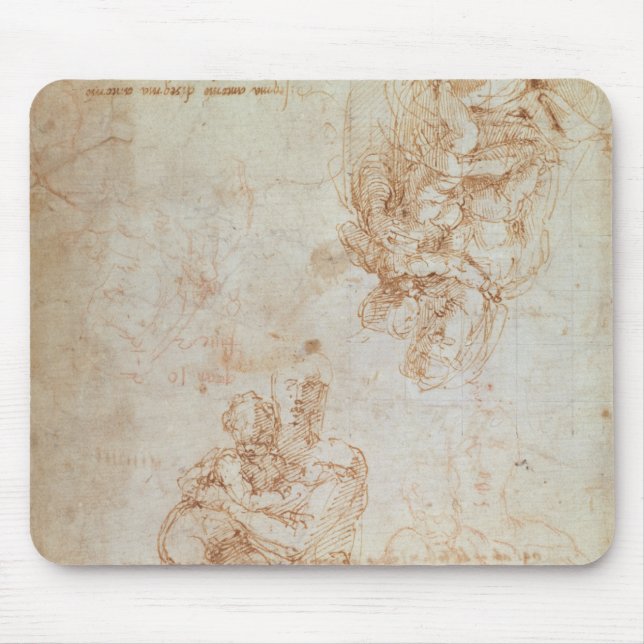 Studies of Madonna and Child Mouse Pad (Front)