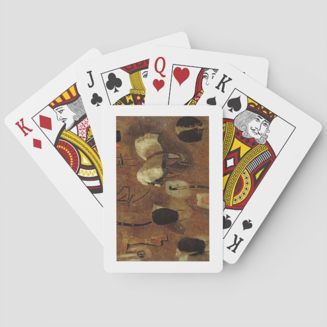 Studies of Military Accoutrements: a study for 'Th Playing Cards (Back)