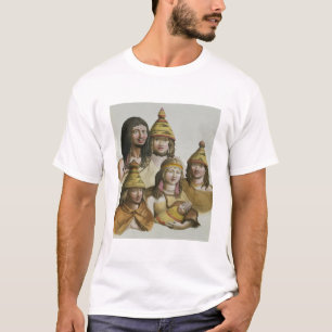 Studies of native Americans (colour litho) T-Shirt