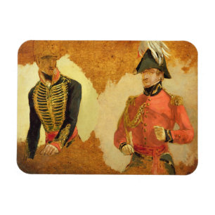 Studies of Royal Horse Artillery Uniform, and of a Magnet