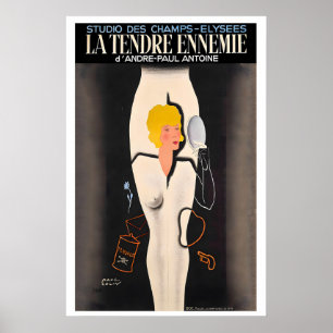 Studio des Champs-Élysées The Tender Enemy Vintage Poster
