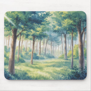 Studio Ghibli Inspired Forest Mousepad